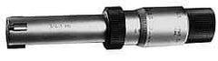 Starrett - 4 to 5", 4" Gage Depth, Mechanical Inside Hole Micrometer - 0.0003" Graduation, 0.00025" Accuracy, Ratchet Stop Thimble - Eagle Tool & Supply