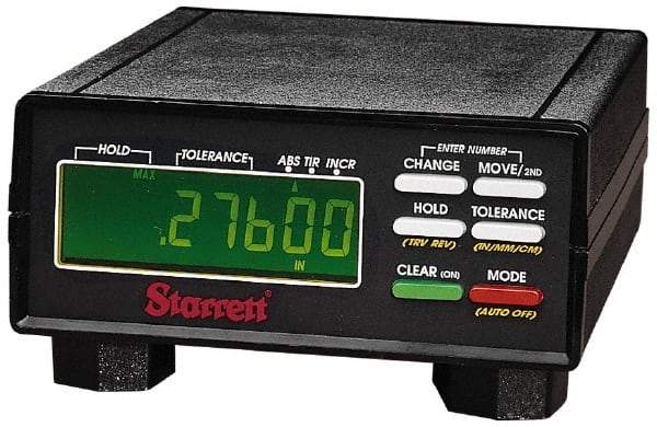 Starrett - Screw Bracket Drop Indicator Back - Use with 2700 Series Electronics Indicators; AGD Group 2; AGD Group 3; Rectangular - Eagle Tool & Supply