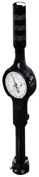 Starrett - 8 to 12-1/8" Dial Bore Gage - 0.0001" Graduation, 7" Gage Depth, Hardened Tool Steel - Eagle Tool & Supply