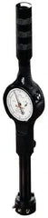 Starrett - 8 to 12-1/8" Dial Bore Gage - 0.0001" Graduation, 7" Gage Depth, Hardened Tool Steel - Eagle Tool & Supply