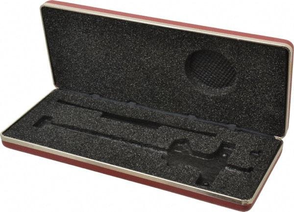 Starrett - 6 Inch Long, Steel Vinyl, Depth Gage Case - Use with Starrett Dial Depth Gage Model Number 450-6 - Eagle Tool & Supply