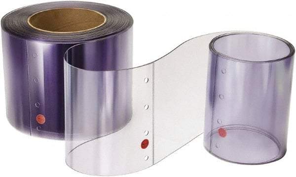 TMI, LLC - Clear Smooth Rip-A-Strip Roll Dock Curtain Strips - 16" Wide x 16' Long x 0.16" Thick, Vinyl - Eagle Tool & Supply