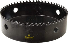 Starrett - 6" Diam, 1-5/8" Cutting Depth, Hole Saw - Carbide-Tipped Saw, Toothed Edge - Eagle Tool & Supply