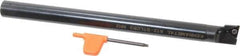Kennametal - 23.62mm Min Bore Diam, 254mm OAL, 3/4" Shank Diam, A-STLC Indexable Boring Bar - TC.. Insert, Screw Holding Method - Eagle Tool & Supply