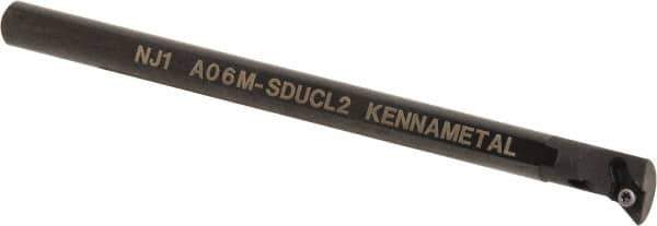 Kennametal - 15.24mm Min Bore Diam, 152.4mm OAL, 3/8" Shank Diam, A-SDUC Indexable Boring Bar - DC.. Insert, Screw Holding Method - Eagle Tool & Supply
