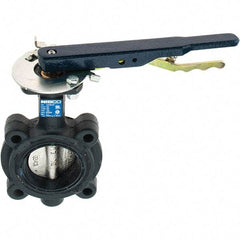NIBCO - 2-1/2" Pipe, Lug Butterfly Valve - Lever Handle, Ductile Iron Body, EPDM Seat, 250 WOG, Ductile Iron Disc, Stainless Steel Stem - Eagle Tool & Supply