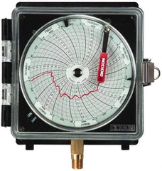 Dickson - -22 to 122°F, 7 Day Recording Time Chart - 500 PSI, Use with Dickson Temptrace II - Eagle Tool & Supply