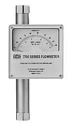 King - 1" Flange Port Stainless Steel Flowmeter - 1500 Max psi, 16.5 GPM, 316 Stainless Steel - Eagle Tool & Supply