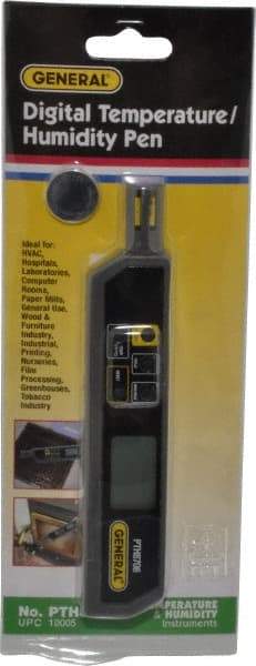 General - 32 to 122°F, 25 to 95% Humidity Range, Thermo-Hygrometer - 5% Relative Humidity Accuracy - Eagle Tool & Supply