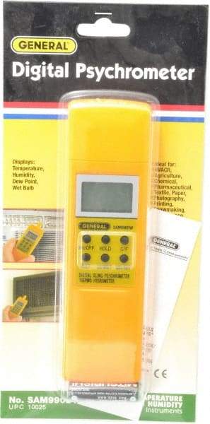 General - Digital Psychrometers Type: Digital Psychrometer - Eagle Tool & Supply