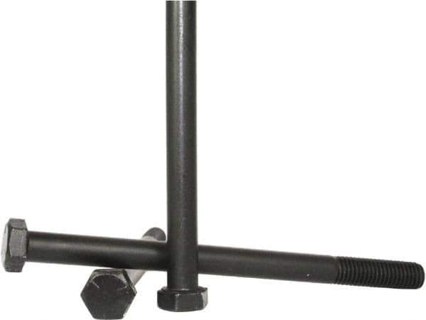 Value Collection - M12x1.75mm Metric Coarse, 70mm Length Under Head Hex Head Cap Screw - Partially Threaded, Grade 10.9 Alloy Steel, Zinc-Plated Finish, 18mm Hex - Eagle Tool & Supply