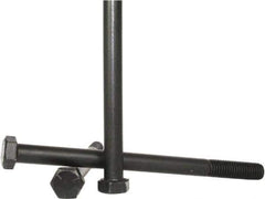 Value Collection - M12x1.75mm Metric Coarse, 70mm Length Under Head Hex Head Cap Screw - Partially Threaded, Grade 10.9 Alloy Steel, Zinc-Plated Finish, 18mm Hex - Eagle Tool & Supply