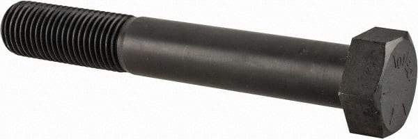 Value Collection - 1-3/4 - 5 UNC, 12" Length Under Head Hex Head Cap Screw - Partially Threaded, Grade 8 Alloy Steel, Uncoated, 2-5/8" Hex - Eagle Tool & Supply