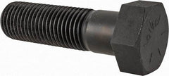 Value Collection - 2 - 4-1/2 UNC, 7" Length Under Head Hex Head Cap Screw - Partially Threaded, Grade 8 Alloy Steel, Uncoated, 3" Hex - Eagle Tool & Supply