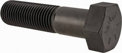 Value Collection - 2 - 4-1/2 UNC, 8" Length Under Head Hex Head Cap Screw - Partially Threaded, Grade 8 Alloy Steel, Uncoated, 3" Hex - Eagle Tool & Supply