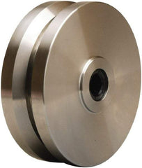 Hamilton - 6 Inch Diameter x 2 Inch Wide, Stainless Steel Caster Wheel - 1,000 Lb. Capacity, 2-1/4 Inch Hub Length, 3/4 Inch Axle Diameter, Delrin Bearing - Eagle Tool & Supply