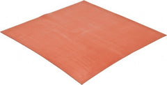 Made in USA - 12" x 12" x 3/16" Orange-Red Silicone Sheet - Eagle Tool & Supply