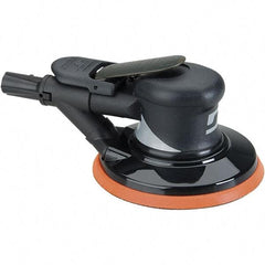 Dynabrade - 12,000 OPM, 18 CFM Air Consumption, Palm Air Orbital Sander - Round Pad, 1/4 NPT Inlet - Eagle Tool & Supply