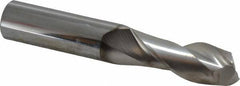 SGS - 5/8", 1-5/8" LOC, 5/8" Shank Diam, 3-3/4" OAL, 2 Flute, Solid Carbide Square End Mill - Single End, TiB2 Finish, Spiral Flute, 35° Helix, Centercutting, Right Hand Cut, Right Hand Flute, Series 47 - Eagle Tool & Supply
