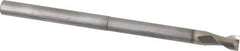 SGS - 1/4", 3/8" LOC, 1/4" Shank Diam, 4" OAL, 2 Flute, Solid Carbide Square End Mill - Single End, TiB2 Finish, Spiral Flute, 35° Helix, Centercutting, Right Hand Cut, Right Hand Flute, Series 47E - Eagle Tool & Supply