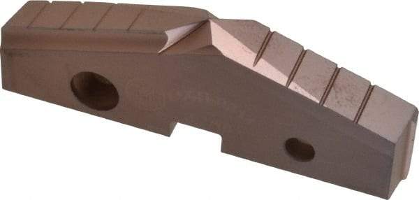 Allied Machine and Engineering - 3-7/16" Diam x 7/16" Thick, Seat Code 6, 144° Included Angle Spade Drill Insert - AM200 Coated, Cobalt, Grade Super Cobalt, Series GEN2 T-A - Eagle Tool & Supply