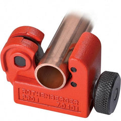 Rothenberger - 1/8" to 5/8" Pipe Capacity, Tube Cutter - Cuts Copper, 2" OAL - Eagle Tool & Supply