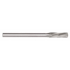 Chucking Reamer: 0.0894″ Dia, 7/16″ Flute Length, Straight Shank, Solid Carbide 4 Flute, RH