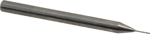 Magafor - #82 Solid Carbide 4 Flute Chucking Reamer - Spiral Flute, 0.118" Straight Shank, 3/64" Flute Length, 1-17/32" OAL - Eagle Tool & Supply