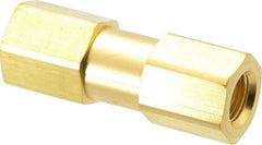 Parker - 3,000 Max psi, 1/8" Pipe, FNPT x FNPT End Connections, Brass Instrumentation Filter - Micro Rating 1, Viton Seal - Eagle Tool & Supply