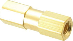 Parker - 3,000 Max psi, 1/4" Pipe, FNPT x FNPT End Connections, Brass Instrumentation Filter - Micro Rating 1, Viton Seal - Eagle Tool & Supply