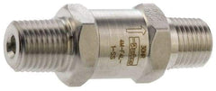 Parker - 6,000 Max psi, 1/8" Pipe, MNPT x MNPT End Connections, Stainless Steel Instrumentation Filter - Micro Rating 1, 316 Grade, Viton Seal - Eagle Tool & Supply