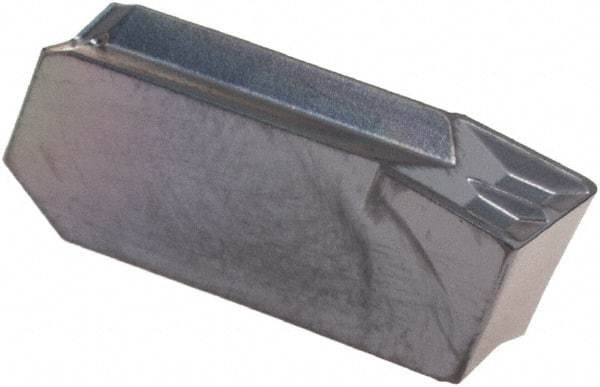 Iscar - 4GIM Grade IC908, 4mm Cutting Width Carbide Grooving Insert - Neutral, 0.25mm Corner Radius, TiAlN Finish - Eagle Tool & Supply