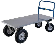 Little Giant - 2,500 Lb Load Capacity, Steel Hopper - 36" Wide x 72" Long x 21" High, Gray - Eagle Tool & Supply