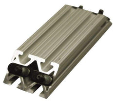 80/20 Inc. - 1" Wide, 6" High, Open Shelving 45° Support Bracket - Aluminum, Use with Series 10 - 1020 Extrusion - Eagle Tool & Supply