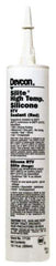 Devcon - 10.3 oz Cartridge Red RTV Silicone Joint Sealant - 500°F Max Operating Temp - Eagle Tool & Supply