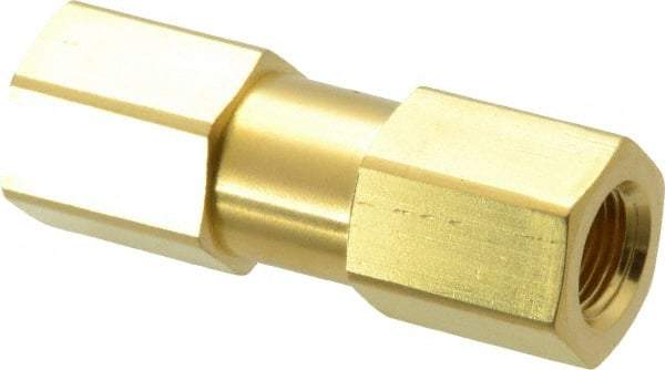 Parker - 1/8" Brass Check Valve - Inline, FNPT x FNPT, 3,000 WOG - Eagle Tool & Supply