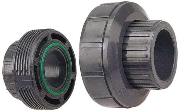 NIBCO - 1-1/2" Polypropylene Plastic Pipe Fitting - FPT x FPT End Connections - Eagle Tool & Supply