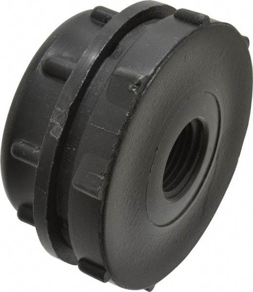 NIBCO - 1/2" Polypropylene Plastic Pipe Tank Adapter - Schedule 80, Tank x FPT End Connections - Eagle Tool & Supply