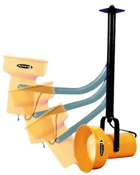 Fostoria - 25 Inch, Ceiling Mounted, Incandescent, Yellow, Dock Light - 300 Watt, 120 Volt, Nonmagnifying - Eagle Tool & Supply