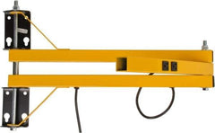 TPI - 40" Long, Steel Task & Machine Light Mounting Arm - Yellow, For Use with Dock Lights - Eagle Tool & Supply