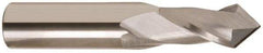 Accupro - 1/2" Diam, 1" LOC, 2 Flute, 90° Point Angle, Solid Carbide Drill Mill - Uncoated, 3" OAL, 1/2" Shank Diam - Eagle Tool & Supply