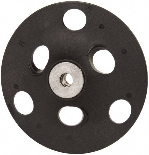 Norton - 7" Diam Quick-Change Type S Disc Backing Pad - Hard Density, 8,600 RPM, Speed-Lok Compatible - Eagle Tool & Supply