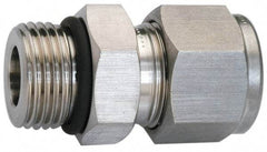 Ham-Let - 3/4" OD, Grade 316Stainless Steel Male Connector - Comp x Male SAE Ends - Eagle Tool & Supply