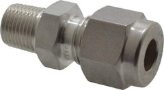 Ham-Let - 1/4" OD, Grade 316Stainless Steel Male Connector - Comp x MBSPT Ends - Eagle Tool & Supply