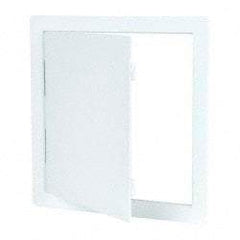 Karp - 14" Wide x 14" High, High Impact Styrene Plastic Access Door - 13-3/4" Opening Width, 13-3/4" Opening Height - Eagle Tool & Supply