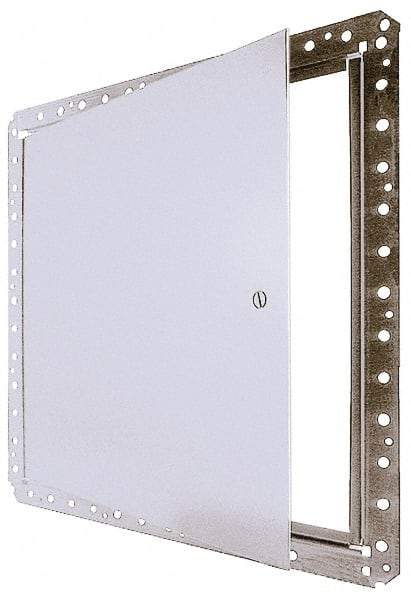 Karp - 14" Wide x 14" High, Steel Flush Access Door for Drywall - 12" Opening Width, 12" Opening Height - Eagle Tool & Supply