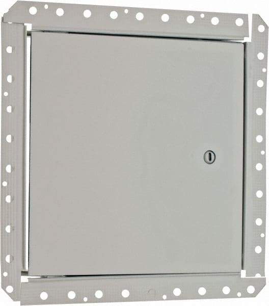 Karp - 10" Wide x 10" High, Steel Flush Access Door for Drywall - 8" Opening Width, 8" Opening Height - Eagle Tool & Supply