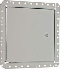 Karp - 10" Wide x 10" High, Steel Flush Access Door for Drywall - 8" Opening Width, 8" Opening Height - Eagle Tool & Supply