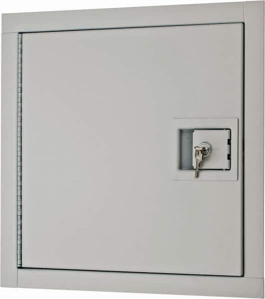Karp - 14" Wide x 14" High, Steel Insulated Fire Rated Access Door - 12" Opening Width, 12" Opening Height - Eagle Tool & Supply