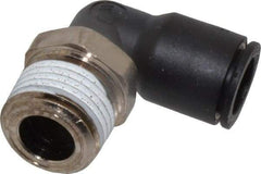 Legris - 12mm Outside Diam, 1/2 NPT, Nylon Push-to-Connect Tube Male Elbow - 290 Max psi, Tube to Male NPT Connection, Buna Nitrile O-Ring - Eagle Tool & Supply